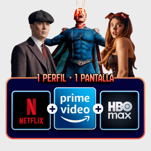 Netflix + Prime Video + HBO Max