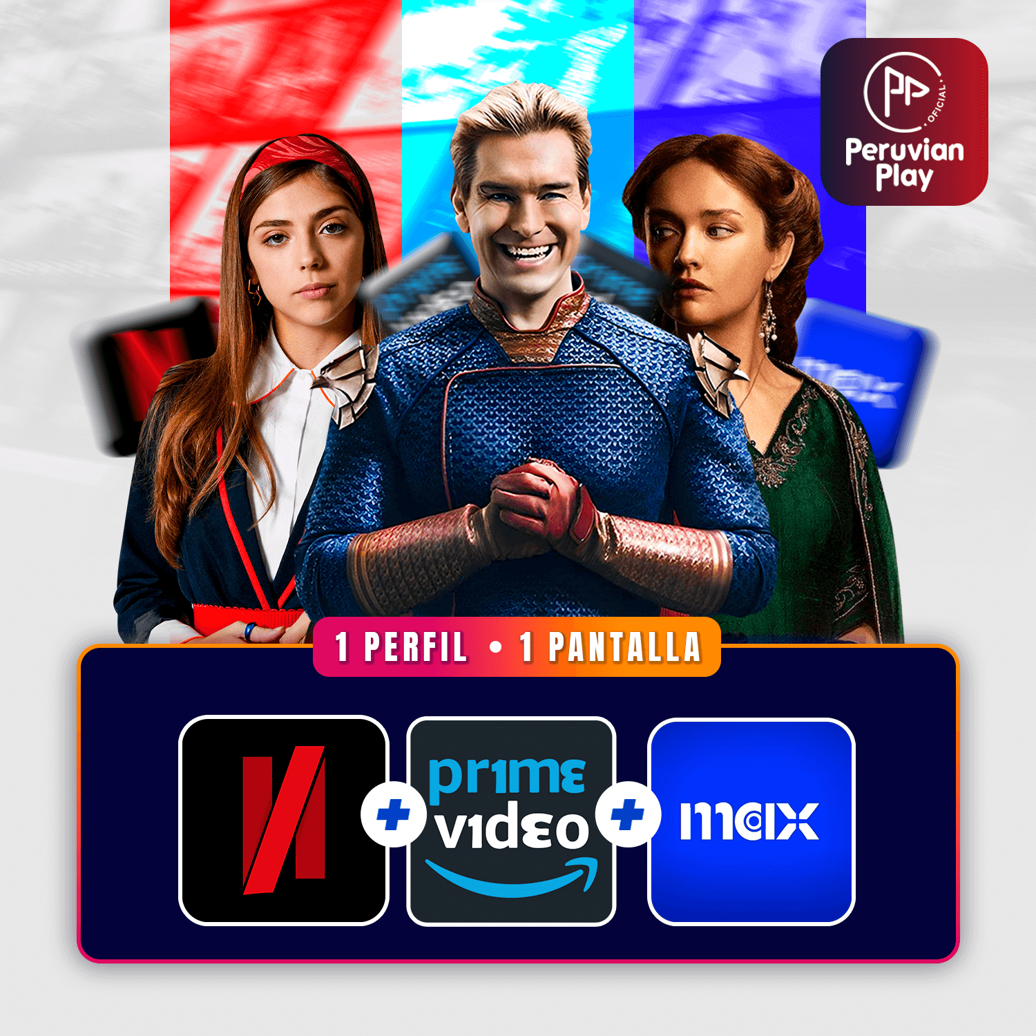 Netflix + Prime Video + Max