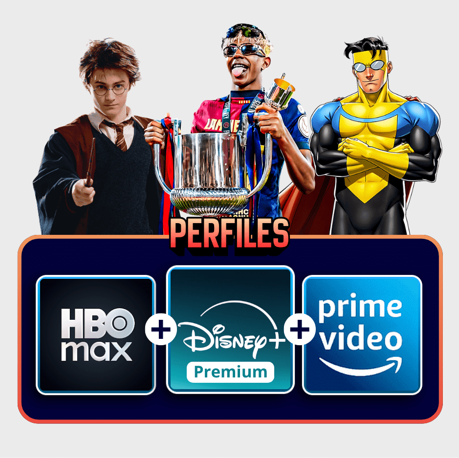 HBO Max + Disney Premium + Prime Video