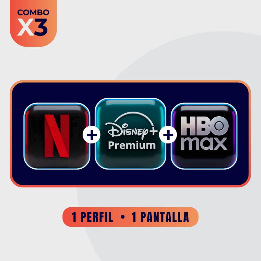 Netflix + Disney Premium + HBO Max