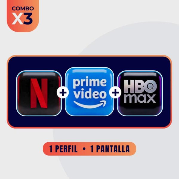 Netflix + Prime Video + HBO Max